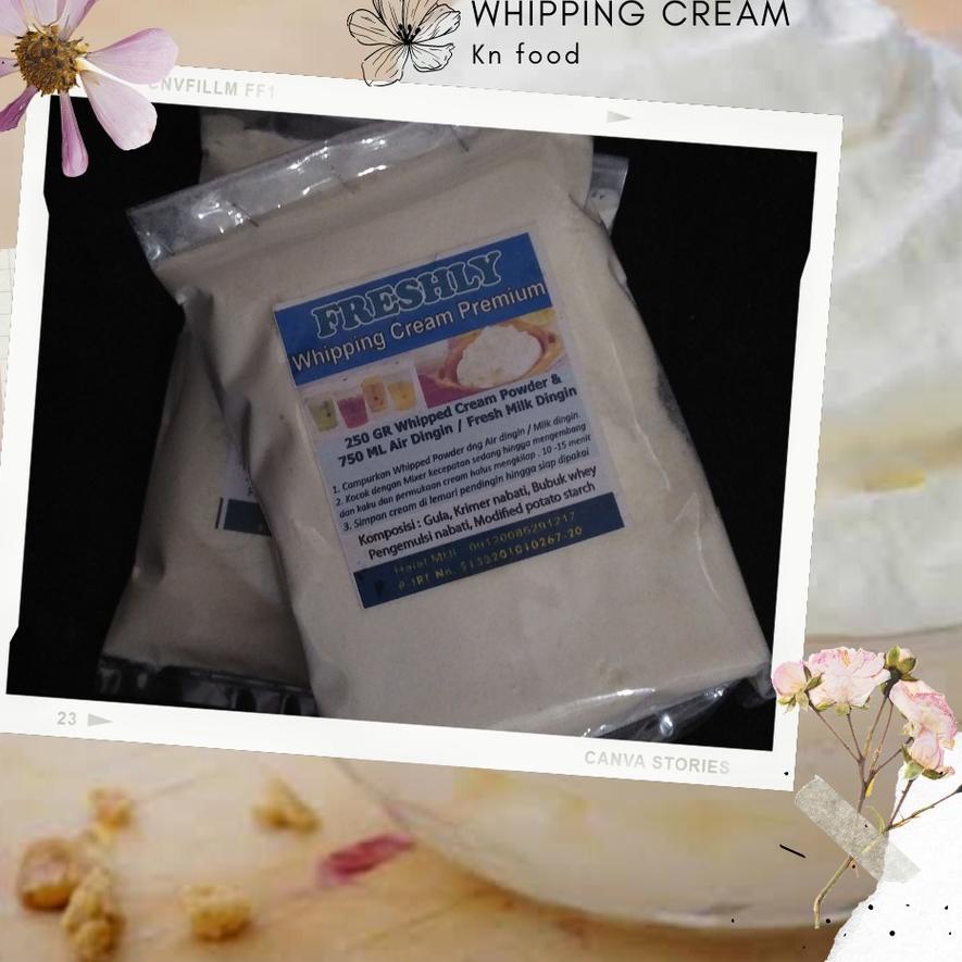 

✨TERBARU✨ Bubuk Instan Whipping Cream 250 gram - Whipping Cream Whipped Cream MUrah Meriah serbuuu !