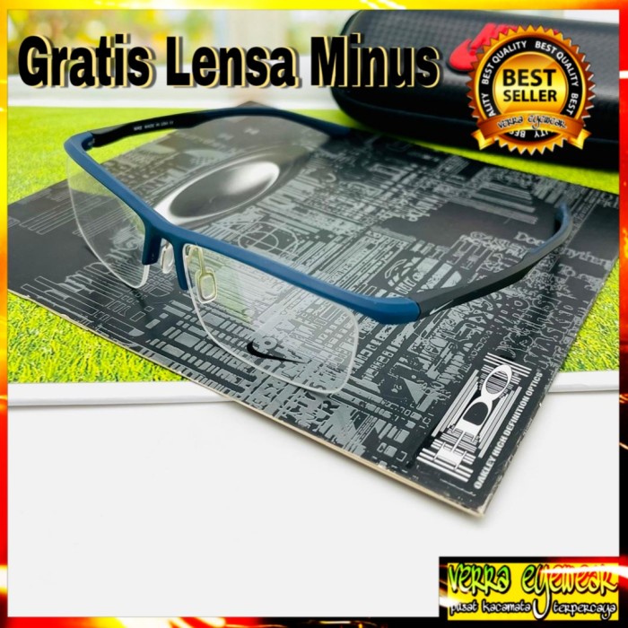 Jual Kacamata Minus Sporty Pria 7927 Grade Original Half Frame Terbaru Terlaris