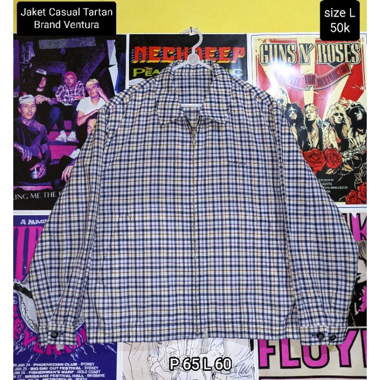 Jaket Casual Tartan Brand Ventura