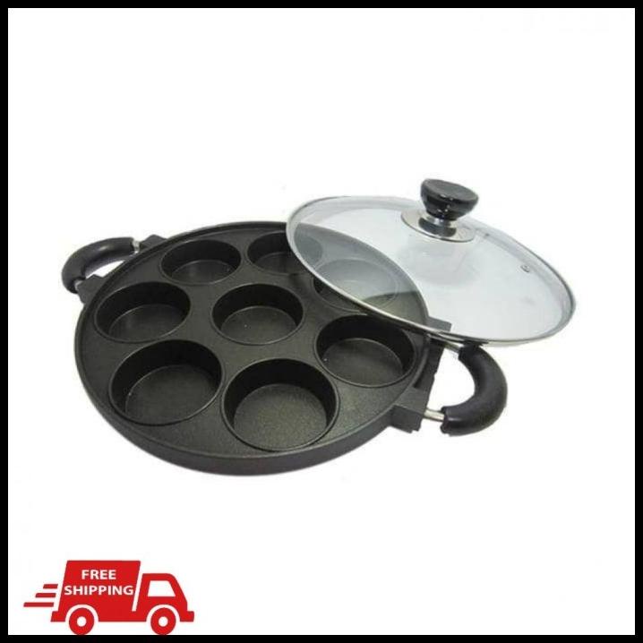 Cetakan Kue Martabak Mini Happy Call 8 Lubang Datar Cake Pan Series