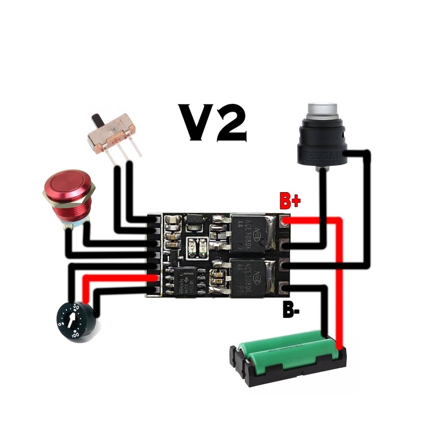 Oxxy PWM Chip NE555 Low Noise RAPI KECIL