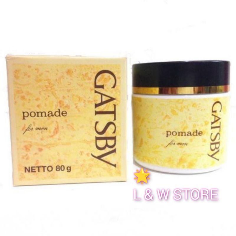 Gatsby Pomade For Men Gold 30gr &amp; 80gr- Gatsby Hair  Styling Pomade Oriiginal