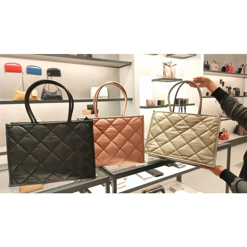 7.7 SALE | CK Celia Double Handle Quilted Tote Bag