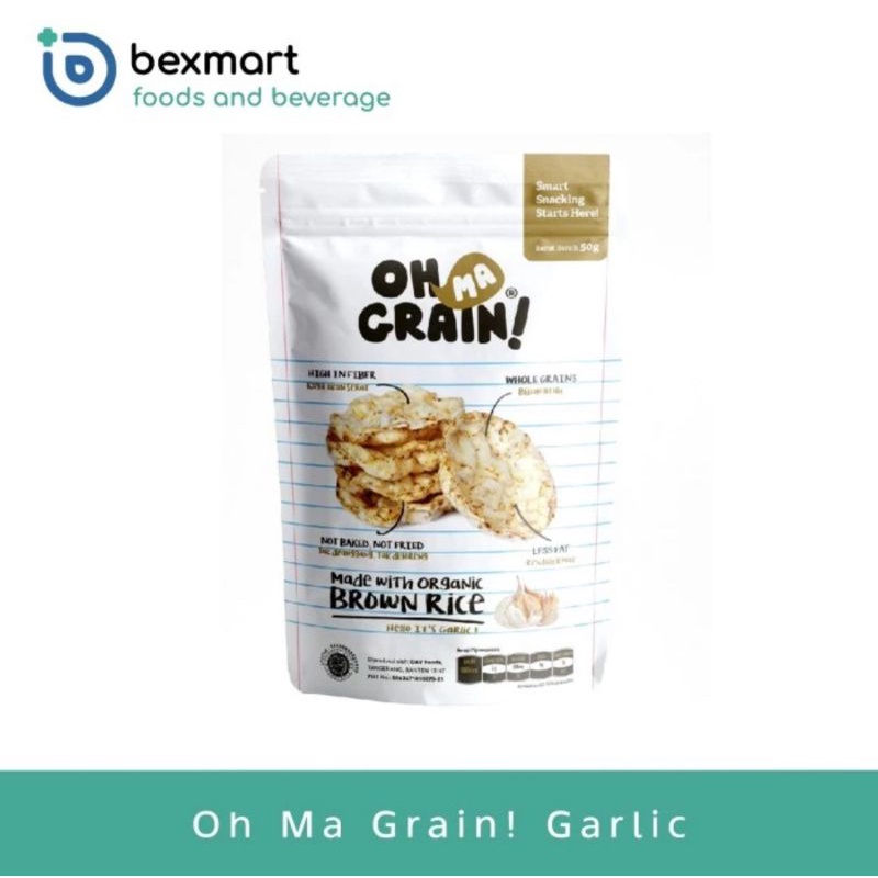 

Oh Ma Grain! Popped Rice Crackers Snack Beras Cemilan Diet Sehat