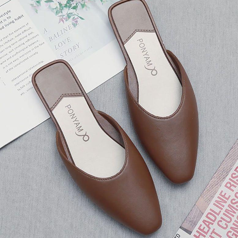 Sepatu Flat jelly Wanita Polos Ponyam import S2 • PSG.31Oc22ᴺ