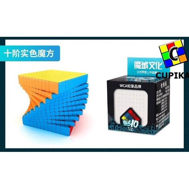 Rubik 10x10 Mofang MF10 Moyu Meilong Speed Cube Stickerless Original