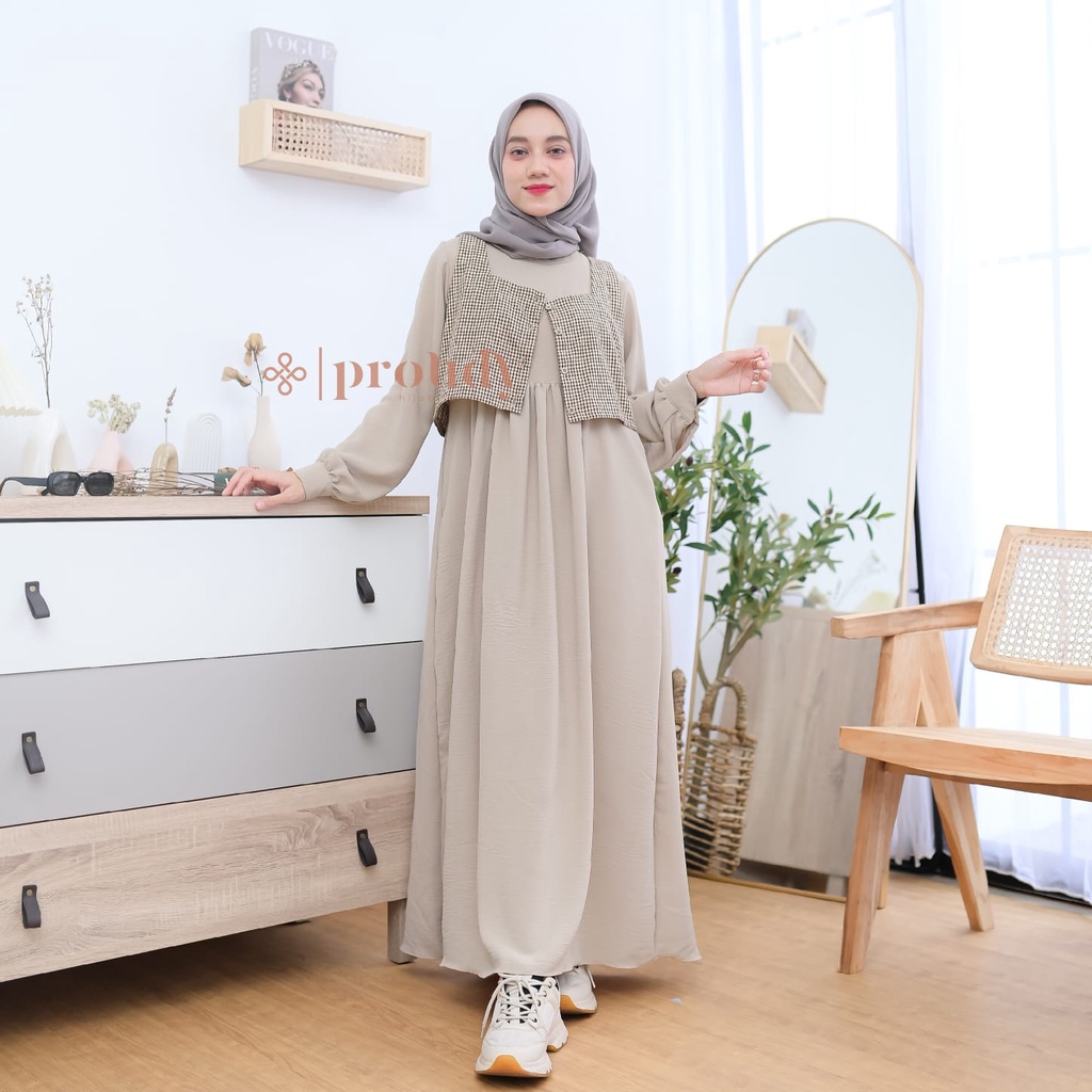 Subin Dress Busui Friendly By Proudyhijab