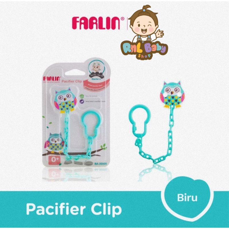 Farlin Pacifier Clip - Klip Gantungan Rantai Empeng Dot