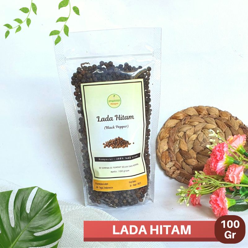 

100 gram Lada Hitam/ Merica Hitam/ Black Pepper