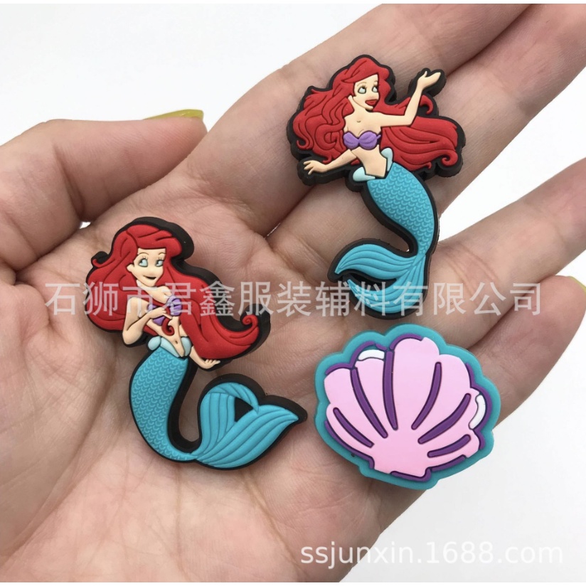 Aksesoris Charms Sepatu Crocs Jibbitz Ariel Little Mermaid DD-21