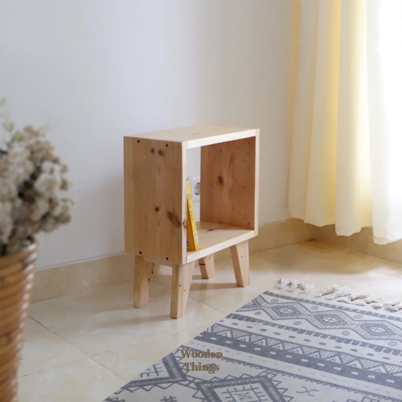 Jual Meja Sudut Meja Nakas Bahan Kayu Jati Belanda Meja Aesthetic