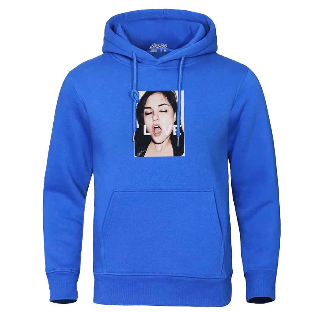 COD Sweater Hoodie Distro Love Premium Quality Sablon Printing Hoodie Pria &amp; Wanita Hoodie Gambar Hoodie Termurah Terlaris