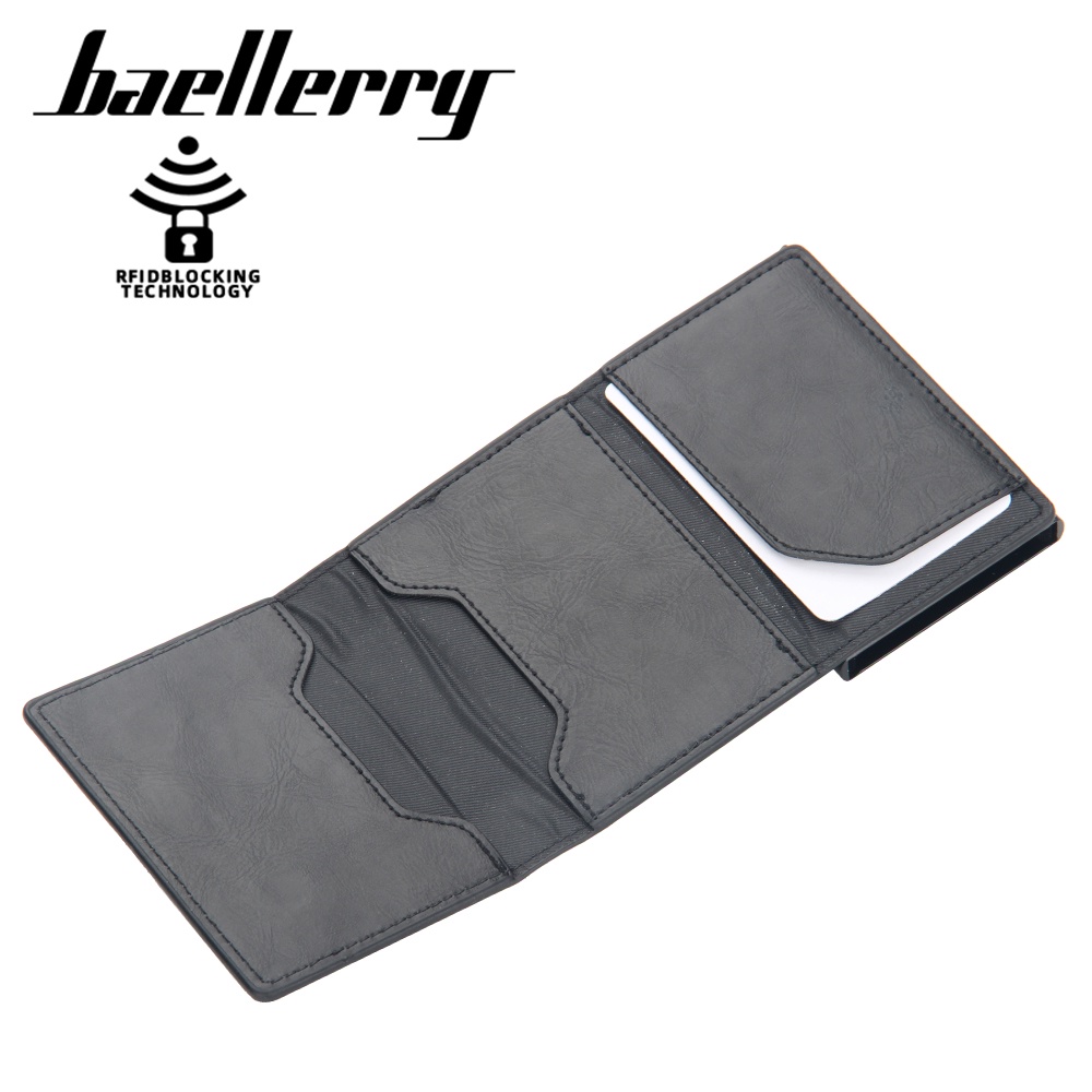 BAELLERRY K9145 Dompet Kartu Pria Bahan Kulit PU Leather Premium WATCHKITE WKOS