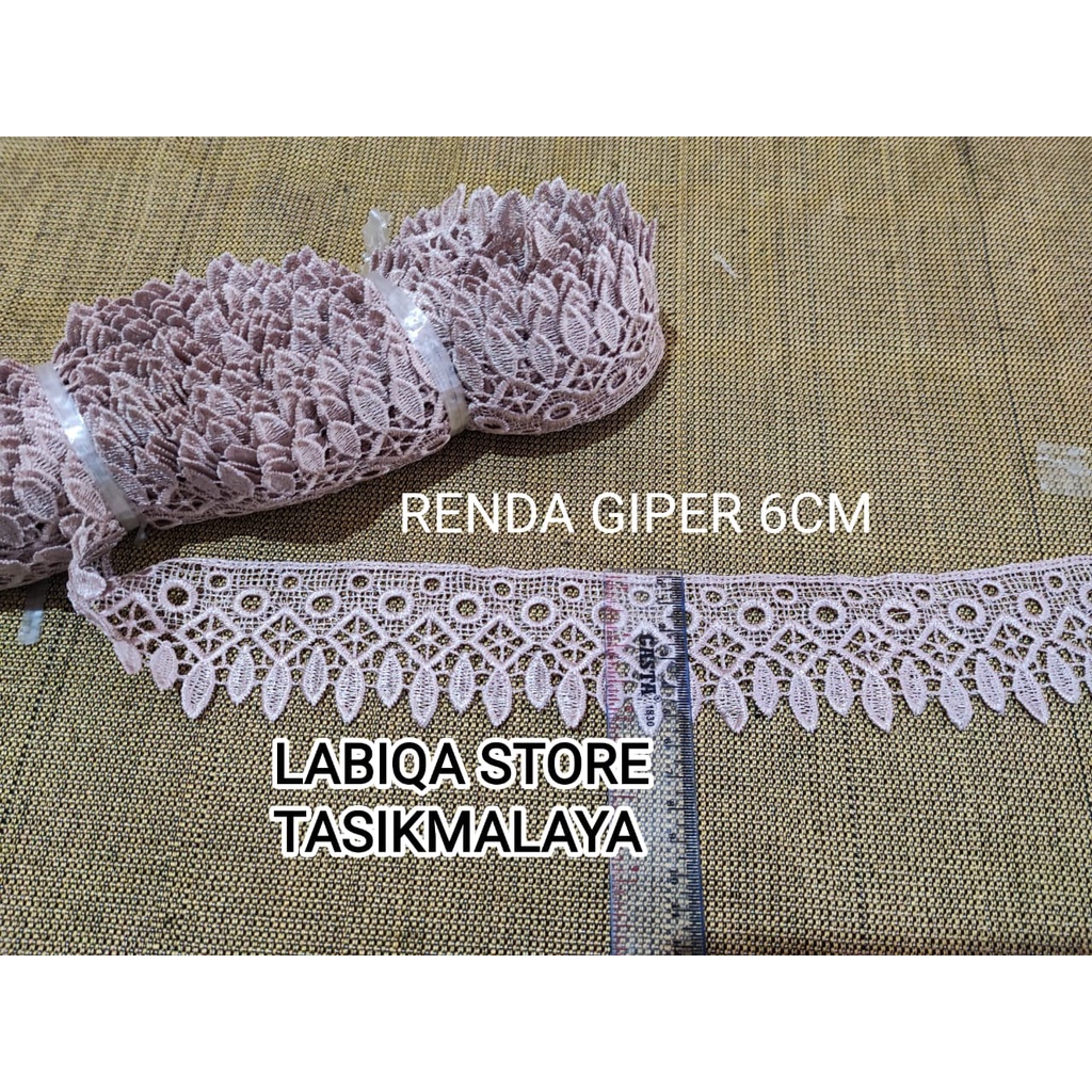 RENDA GIPER 6CM MOTIF 2