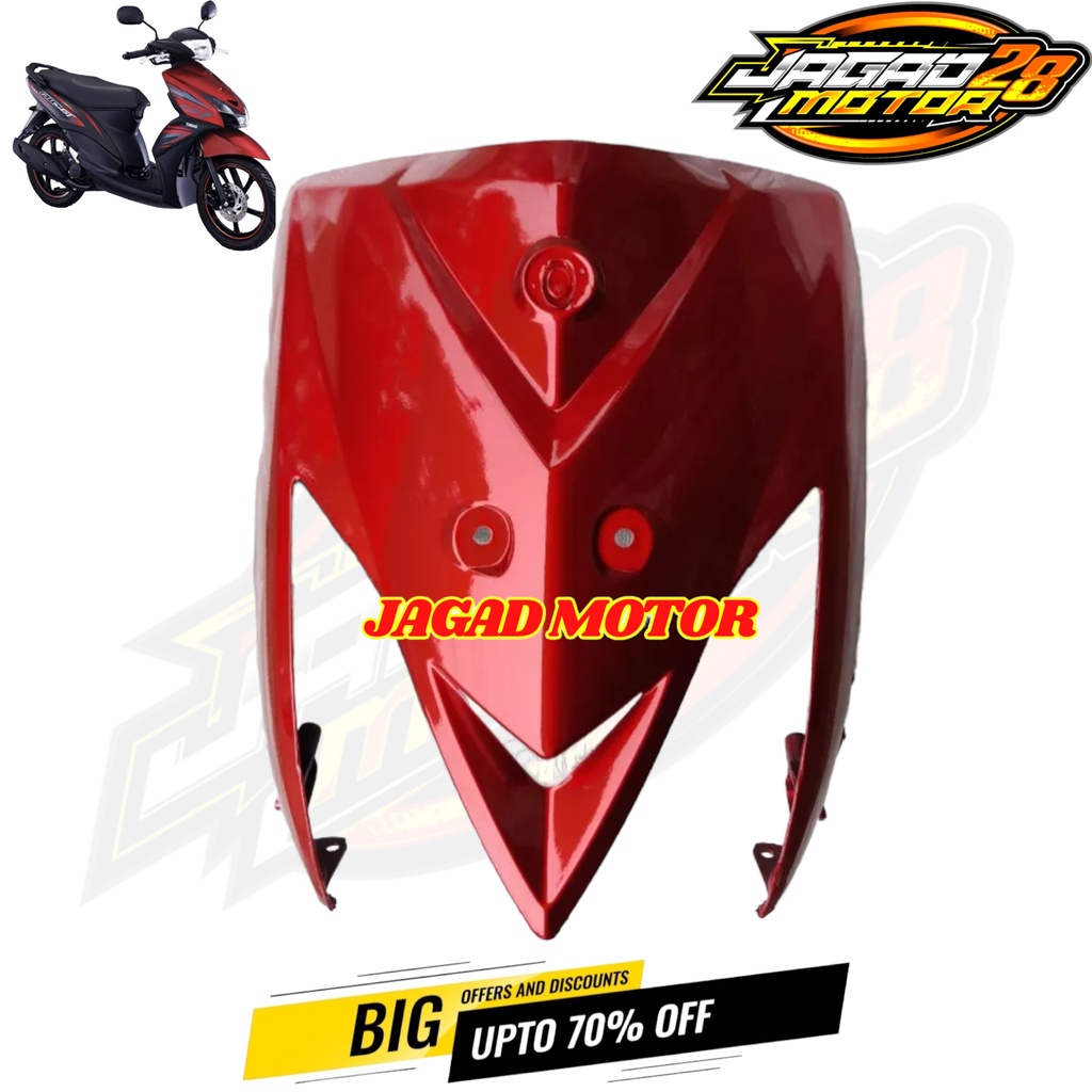 Tameng Depan Yamaha Mio GT Merah / Dasi Depan Yamaha Mio GT Merah / Panel Tameng Dasi Dada Depan Yamaha Mio GT Merah