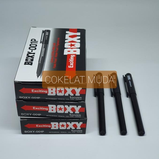 

(COD) Pen / Pulpen Boxy 001P Waterproof (Lusin) NEW Kode 1157