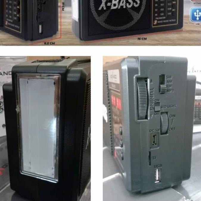 Speaker Advance RBS-810 Bluetooth / Radio Jadul Radio AM/FM/SW, BT, memori, USB / RBS 810 / RBS809 (