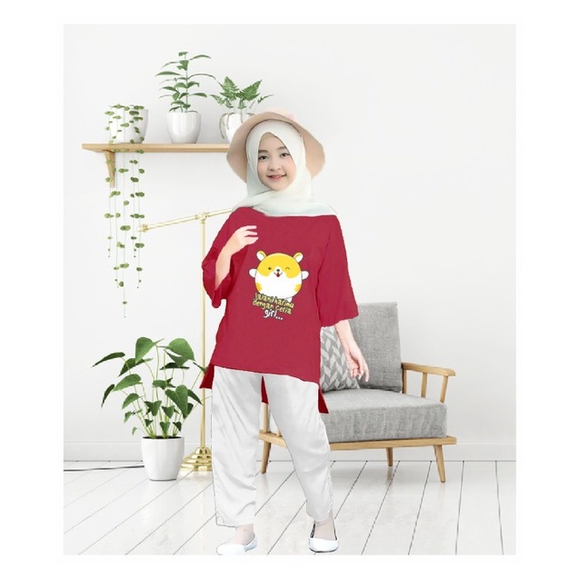 Tunik Anak Cat Ceria SIze S,M,L / Atasan Anak Perempuan