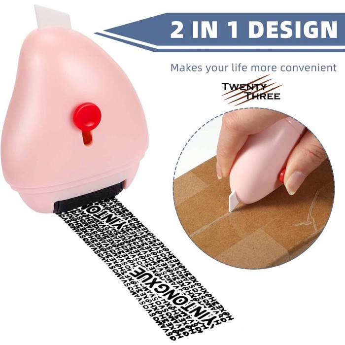 

Gaya Stamp Roller Refill Stempel Resi Penghapus Alamat Melindungi Identitas Terbatas