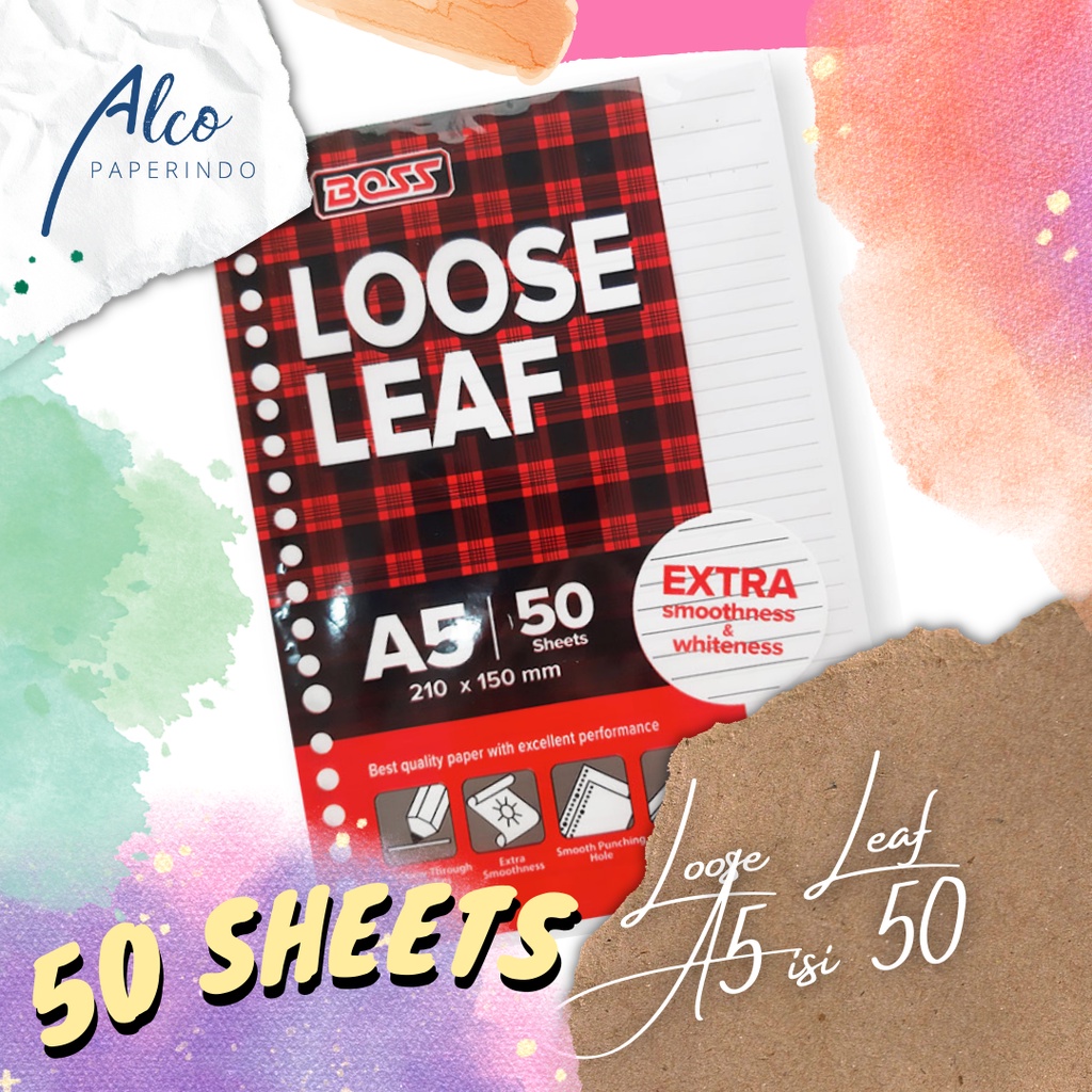 

Loose Leaf A5 BigBoss isi 50