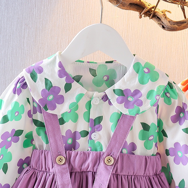 DR115-Dress Bayi Anak Perempuan Flower Yakuza