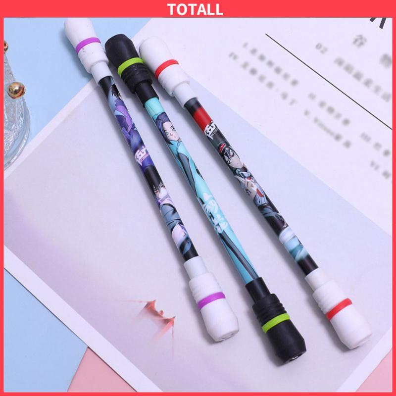 COD Spinning Pen Murah LED Rotating Gaming Pen Oily Luminous Pen Balance Pen Fleksibel Untuk Pemula Berputar-Totall