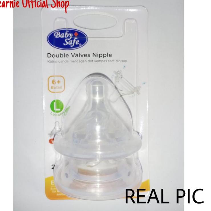 Garansi Mutu Baby Safe Dot Wide Neck WN / Dot Botol isi 2 ukuran M, L, XL