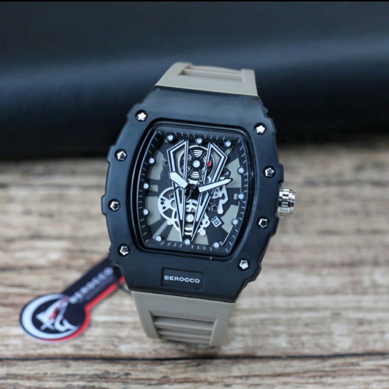 JAM TANGAN PRIA BEROCCO X TANGGAL AKTIF TAHAN AIR