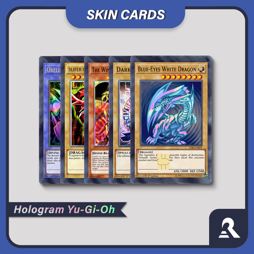 Skin Card Hologram Yu-Gi-Oh Version (Skin / Sticker Kartu ATM, Flazz, Debit/Kredit) Sticker ATM Holo