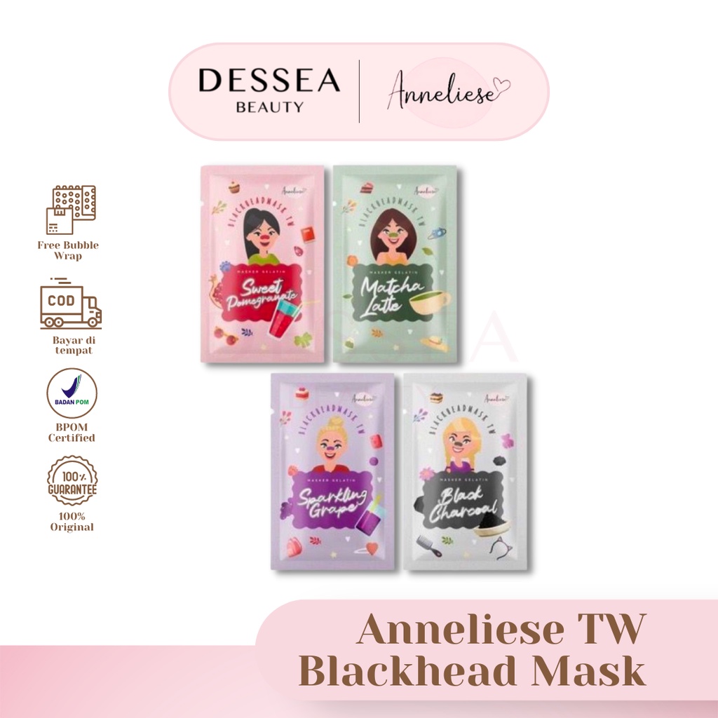 Peel Off Masker Gelatin TW Maskom Masker Komedo Gelatin Blackhead Mask by Anneliese Makser
