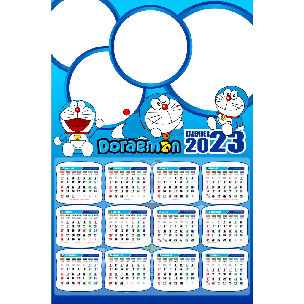 KALENDER 2023 - KALENDER CUSTOM - KALENDER FOTO - KALENDER KARAKTER