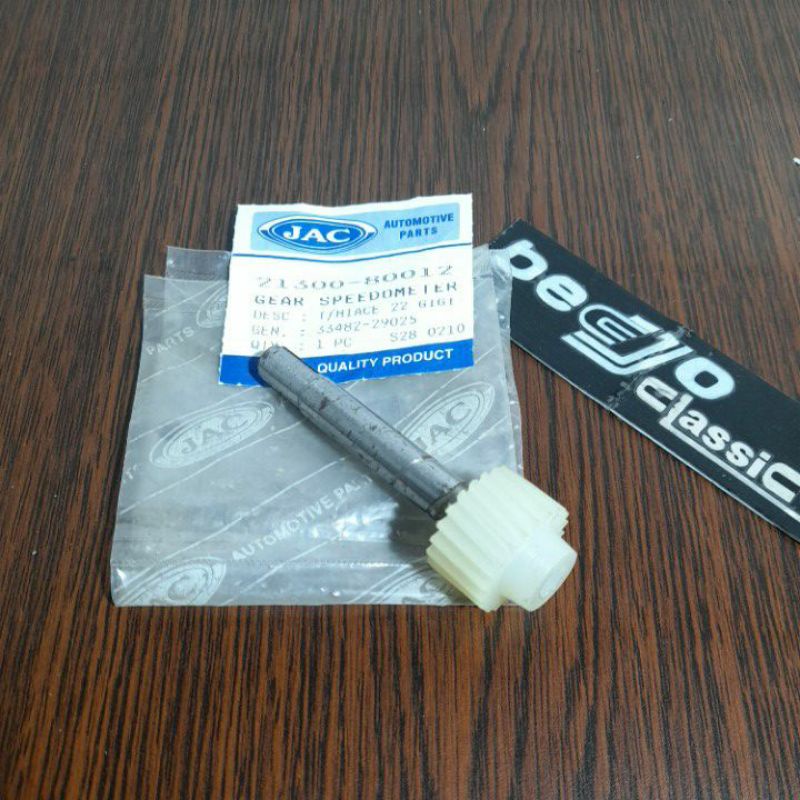 gear speedometer TOYOTA HIACE HI-ACE DIESEL LAMA OLD jumlah gigi 22 merk JAC TAIWAN 33482-29025 gigi
