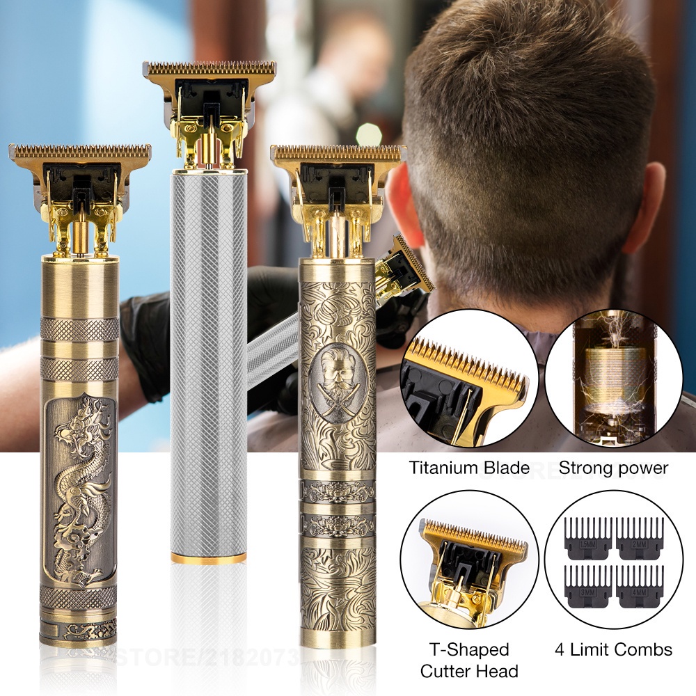 [BISA COD] Alat Cukur Rambut Elektrik / Professional Hair Trimmer Budha Mesin Clipper Rambut Men Care Beauty