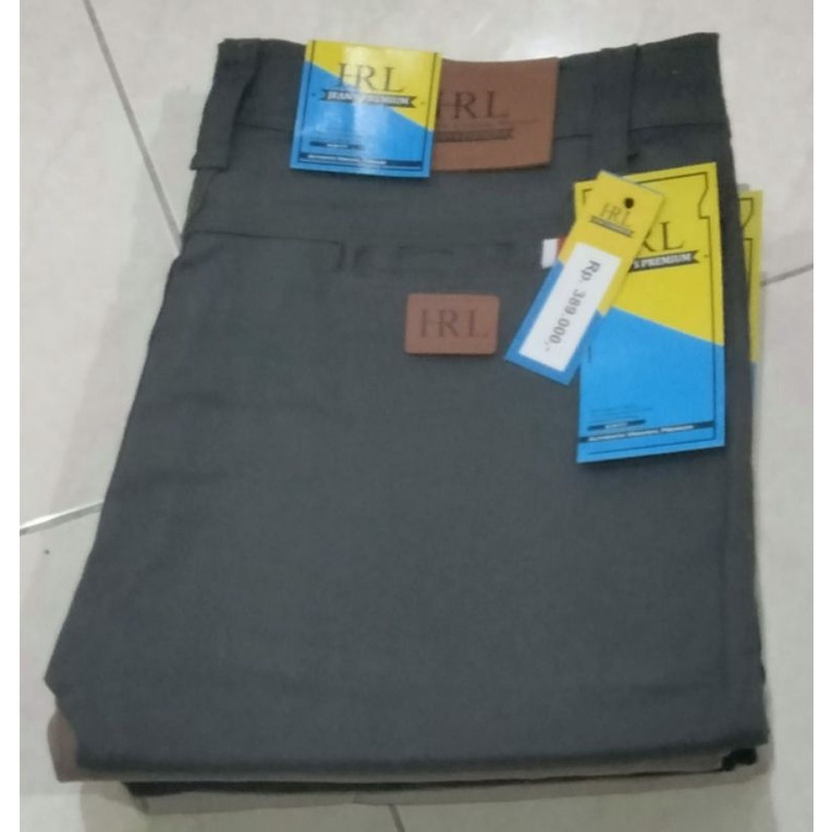 Celana Chinos Premium Panjang Pria Slim Fit Melar bahan katun halus dan tebal