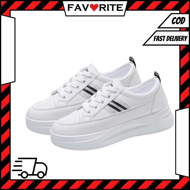 Favorite &quot;FREE BOX&quot; Sepatu Sneakers casual wanita REINA Sepatu Fashion Wanita Sepatu Wanita Korea 9068