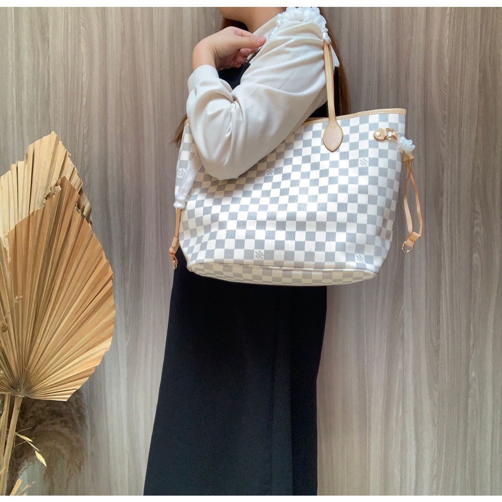LUXY LX2170 TAS WANITA TOTE NEVERFULL 2 IN 1 MONOGRAM KUALITAS PLATINUM