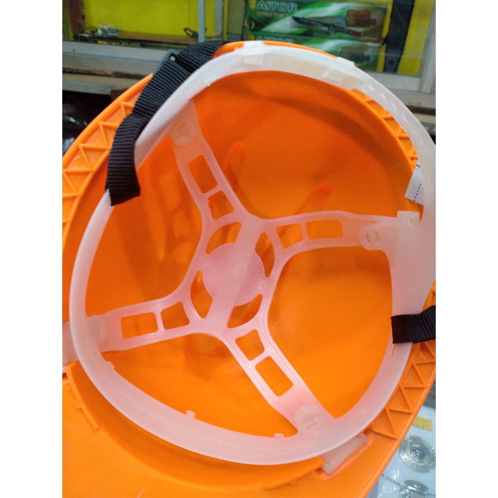 Helm Proyek Safety V.E Orange