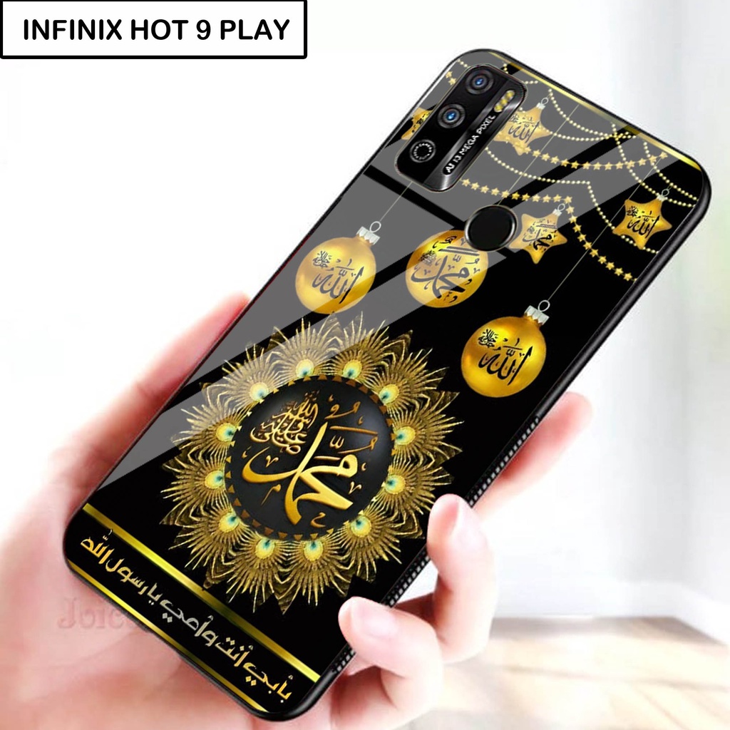 Softcase Kaca For INFINIX HOT 9 PLAY - Case Handphone INFINIX HOT 9 PLAY [T58].