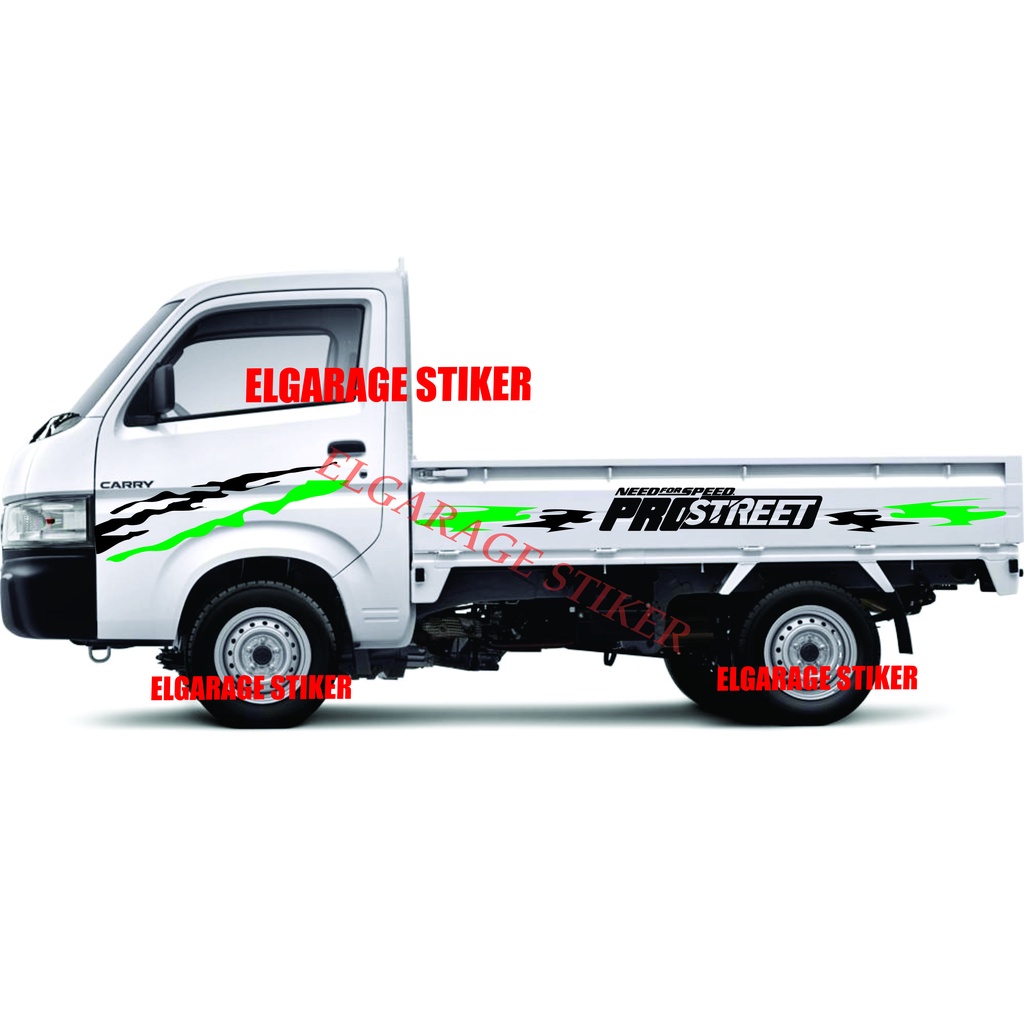 Stiker mobil pick up suzuki carry new stiker body samping pick up carry cutting stiker variasi suzuk