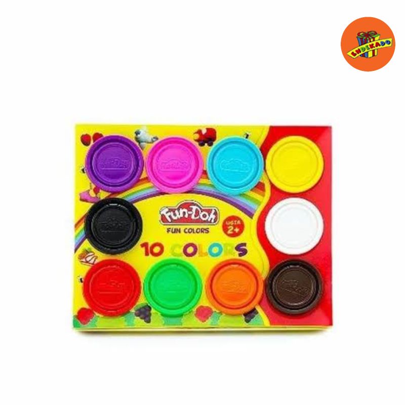 Fun Doh Refill 10 Warna 28004-0810