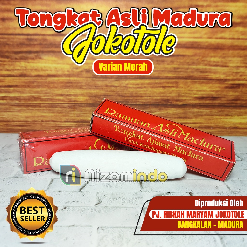 Tongkat Madura Jokotole / Ramuan Tradisional Madura Asli kemasan Merah / Tongkat Madura Asli Origina