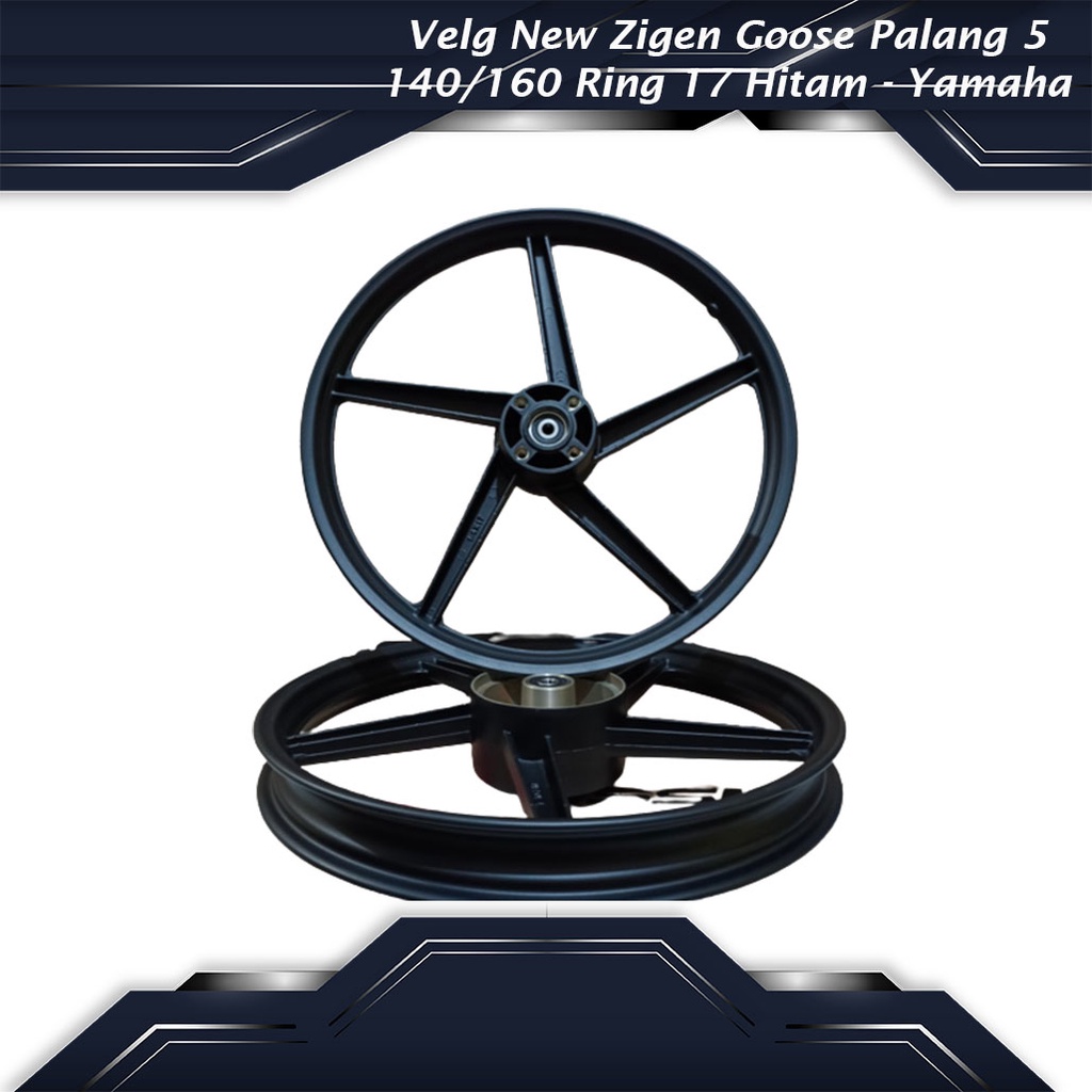 Velg pelek racing V Rossi Zigen  Palang 5 Standar Kharisma Supx125 New Kirana Grand Supra Revo Fit n