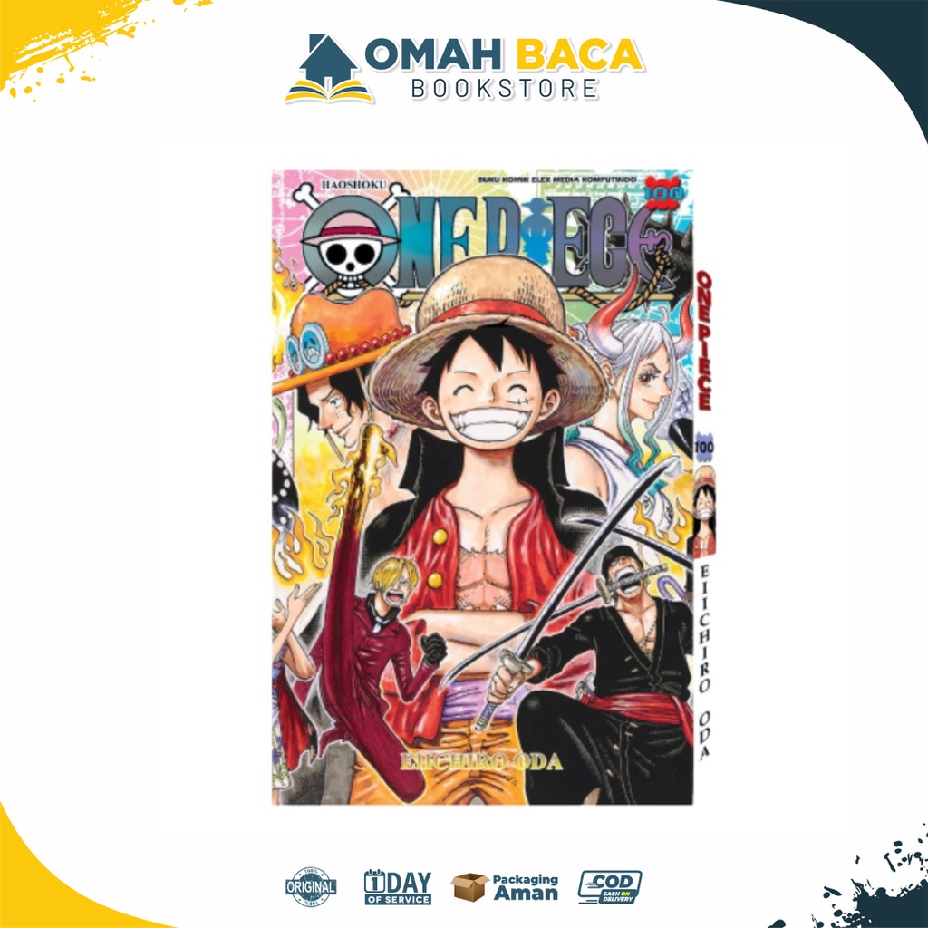 Komik One Piece Volume 100 by Eichiro Oda - Elex Media Komputindo
