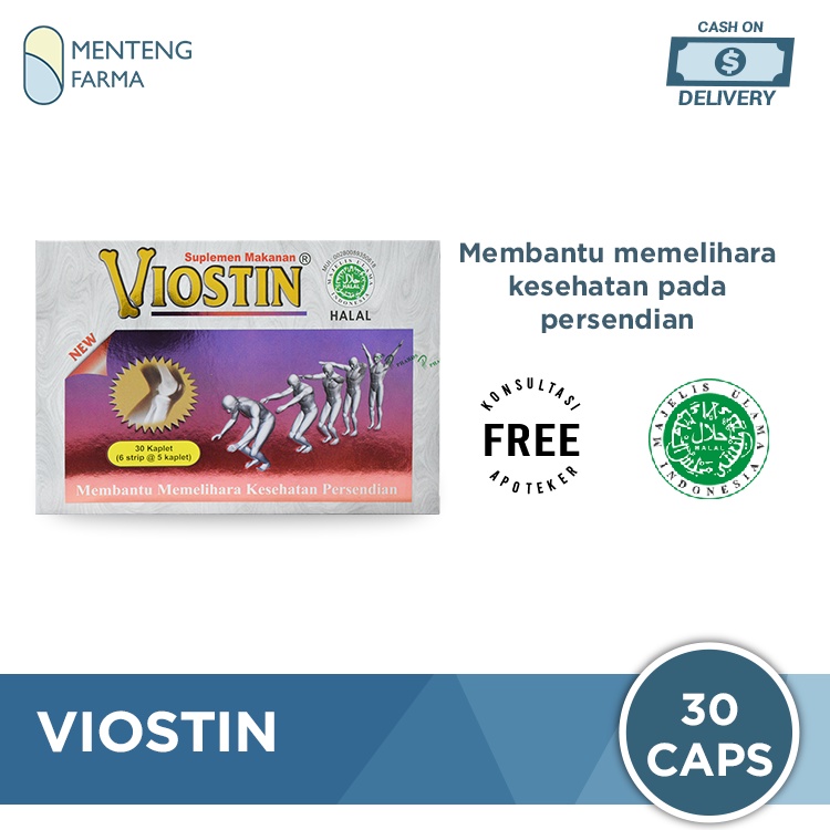 Viostin Halal 30 Kaplet - Suplemen Kesehatan Persendian