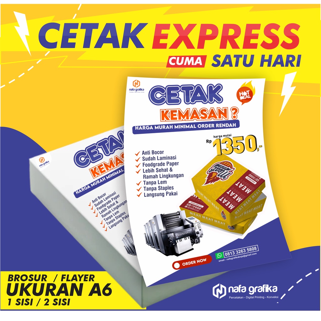 

CETAK BROSUR A6 MURAH EXPRESS KILAT FULL COLOR