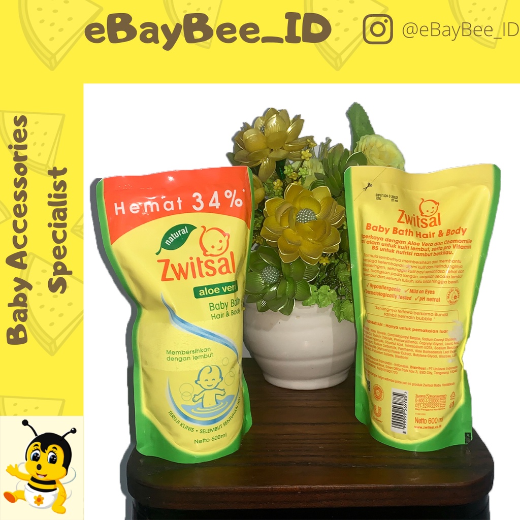 Jual Zwitsal Baby Bath Hair And Body | Sabun Mandi Shampoo Bayi | Aloe ...