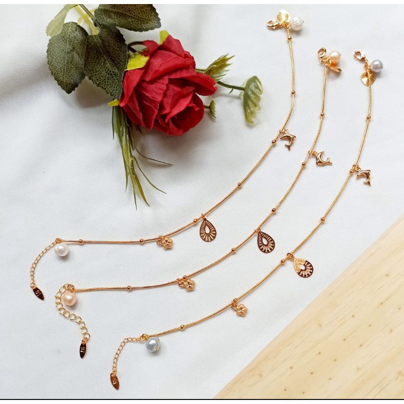 GELANG KAKI MUTIARA LOMBOK ASLI