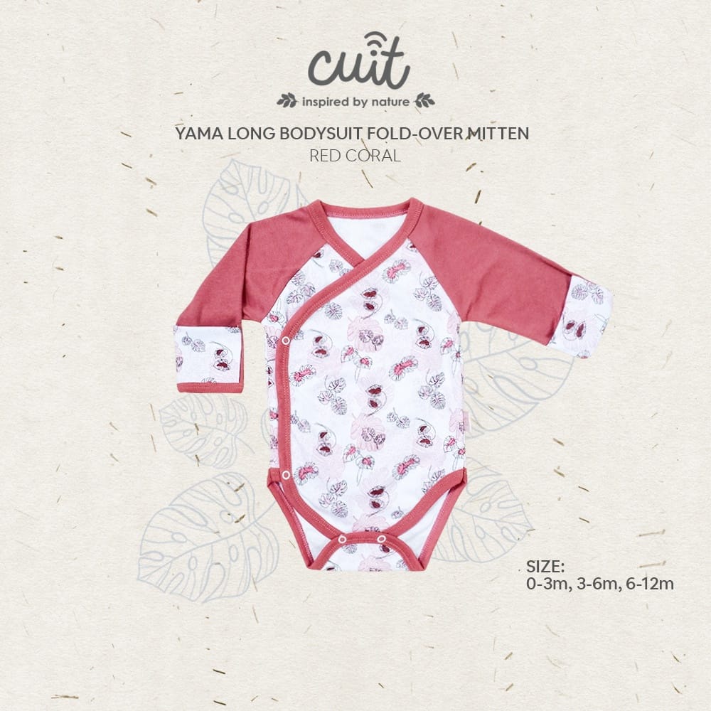 Cuit Kimmy Yama Bodysuit Longsleeve Mitten ( CT-YBLM0-12M )