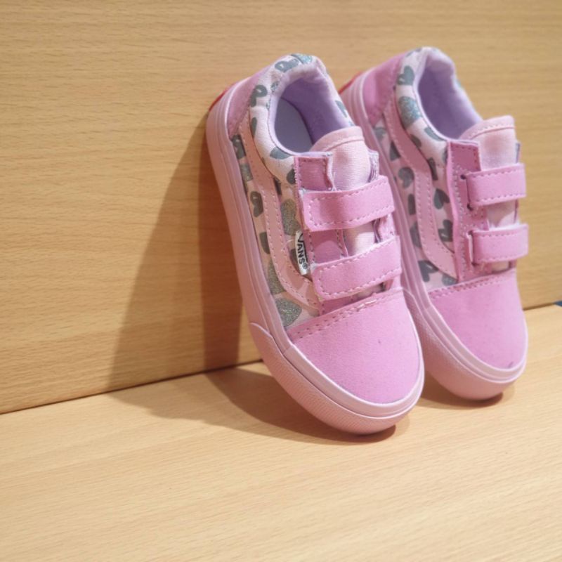 SEPATU VANS ANAK PEREMPUAN SEPATU ANAK CEWEK SEPATU ANAK WANITA PINK LOVE