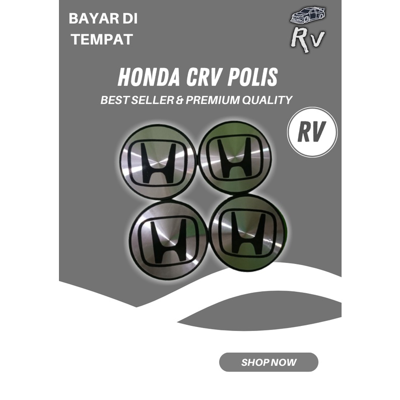 New 1Pcs 70mm Honda tutup roda tutup velg dop mobil CRV HRV BRV Oddysey RING 17 18 Plat